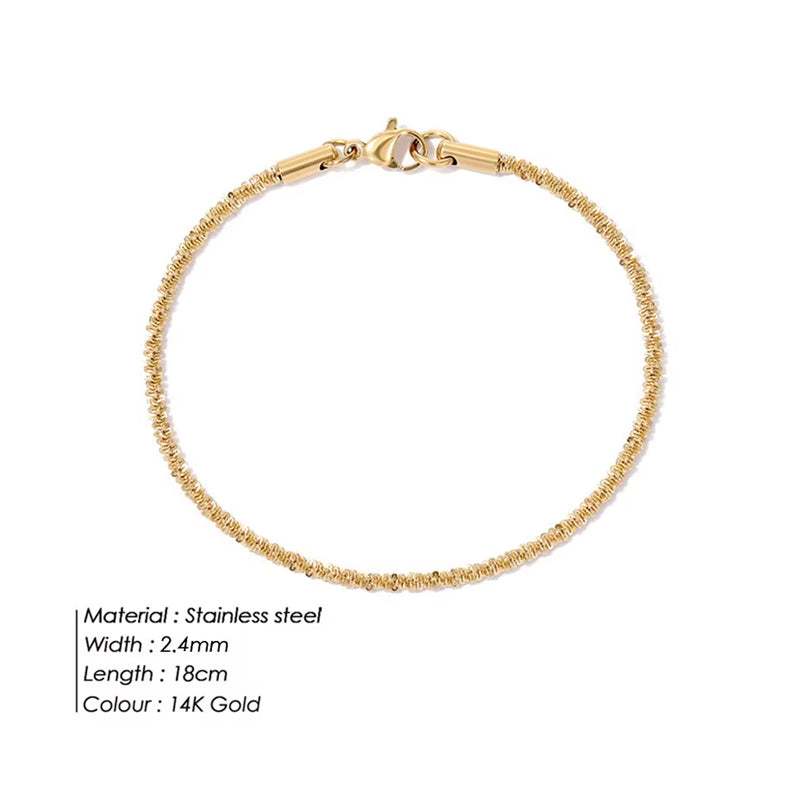 3-Piece Gold-Tone Necklace, Bracelet & Ring Set - image 3
