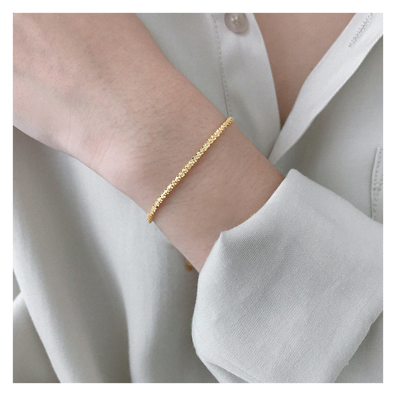3-Piece Gold-Tone Necklace, Bracelet & Ring Set - image 1