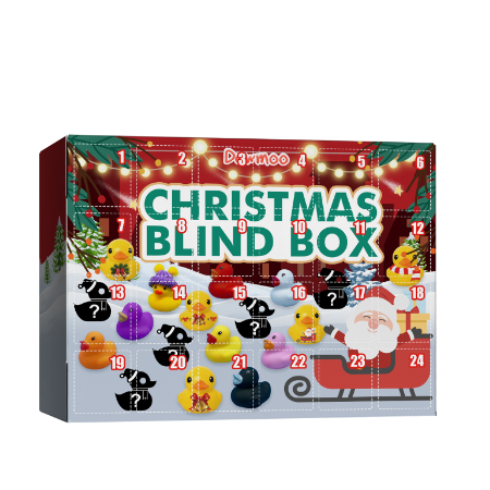 Christmas Rubber Duck Advent Calendar, 24 Surprise Ducks - image 6