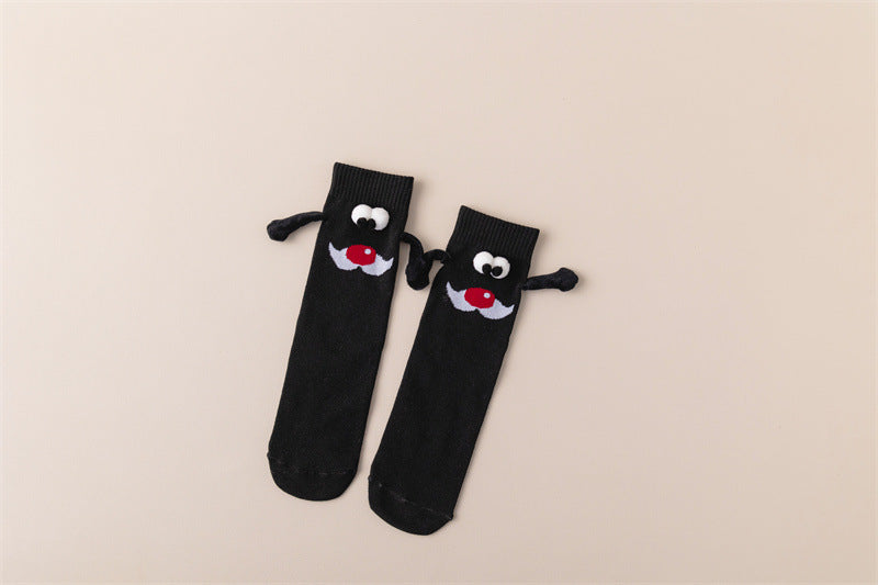 Couple Magnetic Handle Cute Hand Socks Christmas - image 1