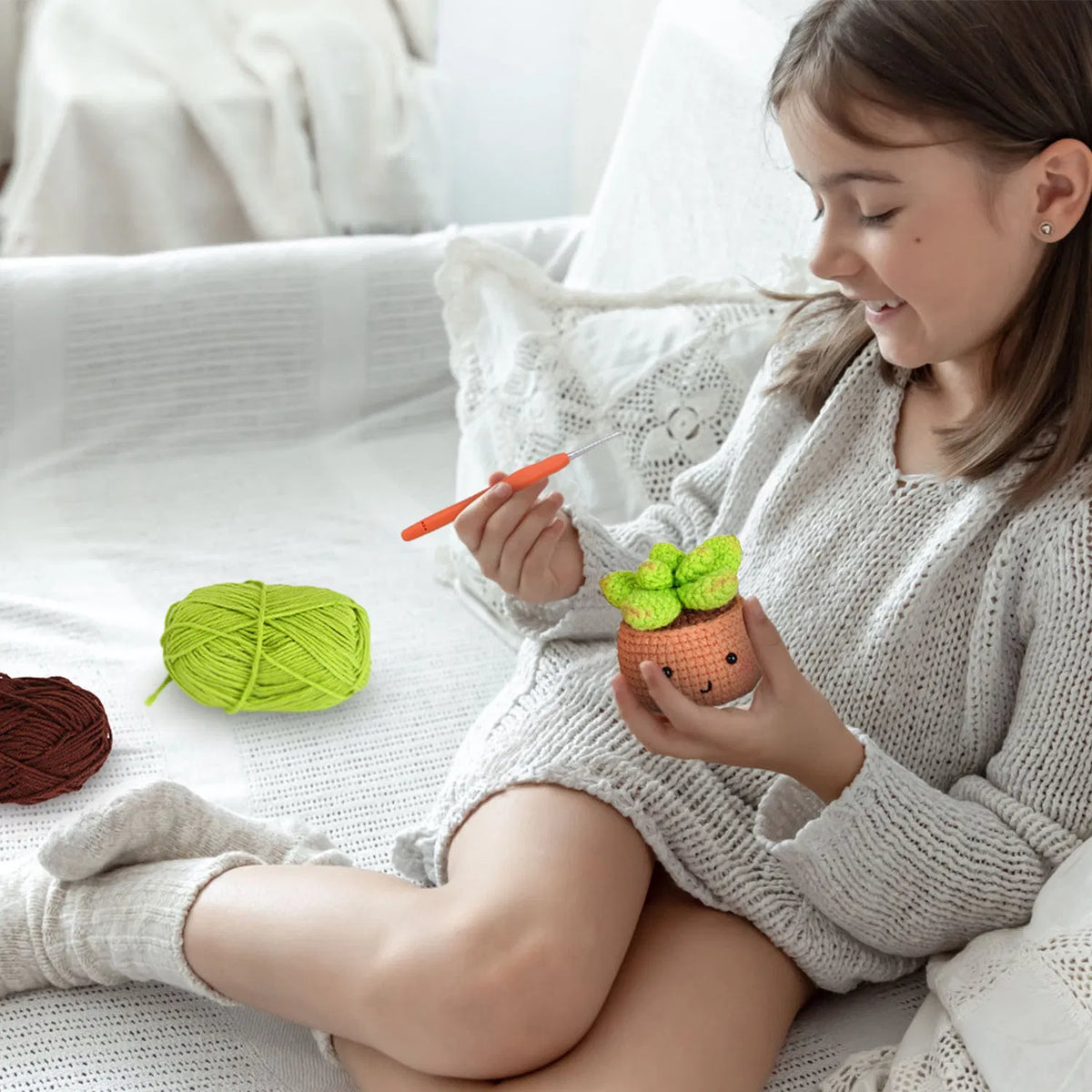 Beginner Crochet Kit, Succulents - image 5