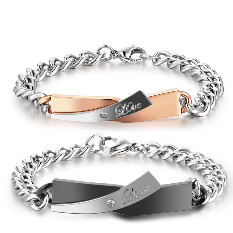 Couple Cross-design Bracelet - image 7