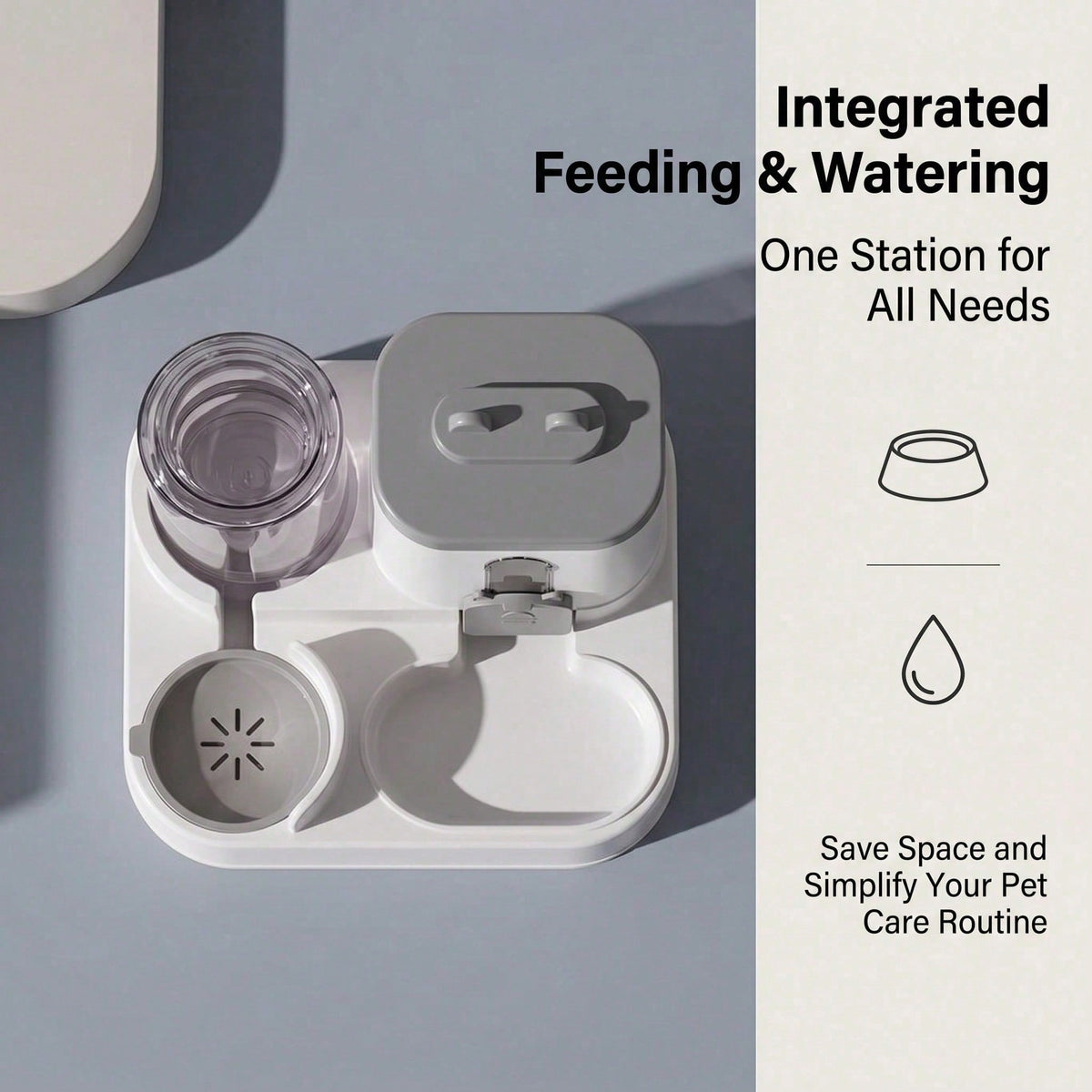 4 Colors Gravity Pet Feeder Water Dispenser Cute Cat Shaped Automatic  - image 3