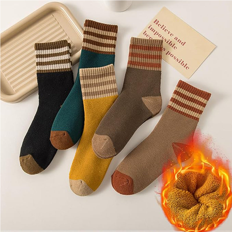 10 Pairs Thick Warm Winter Socks for Women & Men - image 3