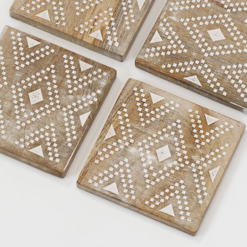 Assorted Design Coasters, Pack of 6 - image 1