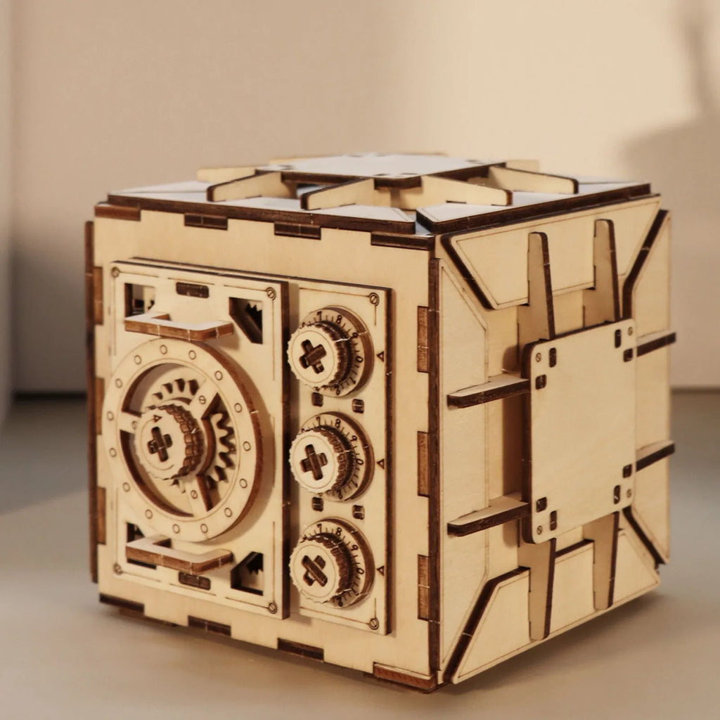 3D Wooden Combination Locker Puzzle Box Kit - image 2