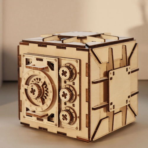3D Wooden Combination Locker Puzzle Box Kit - image 2
