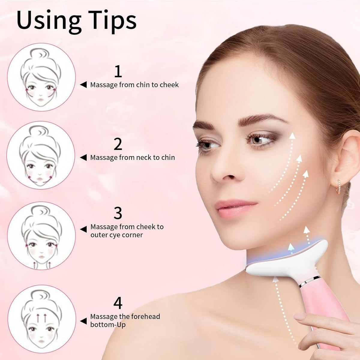 Skin Care Neck Face Massage Tool With Thermals, 3-in-1 Facial Massager - image 1