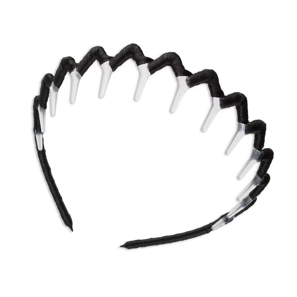 Fabric Covered Zig Zag Headband, Black - image 1