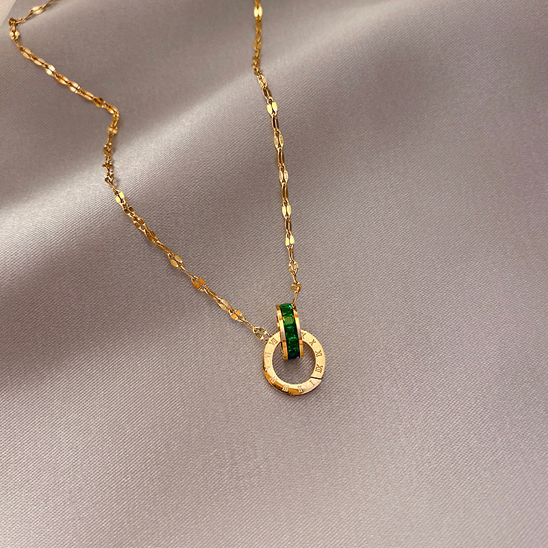 Necklace Pendant Ins Wind Clavicle Chain Simple Couple Neck Jewelry - image 3