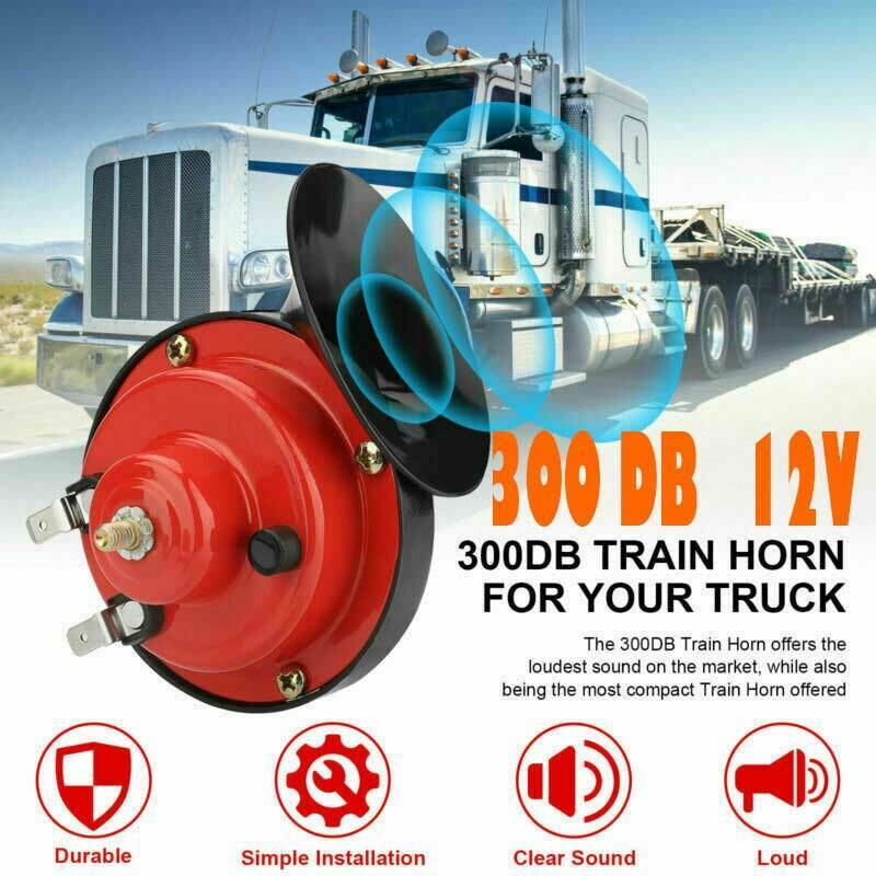12V 300DB Super Loud Train Horn Waterproof For Motorcycle Car Truck SU - image 7