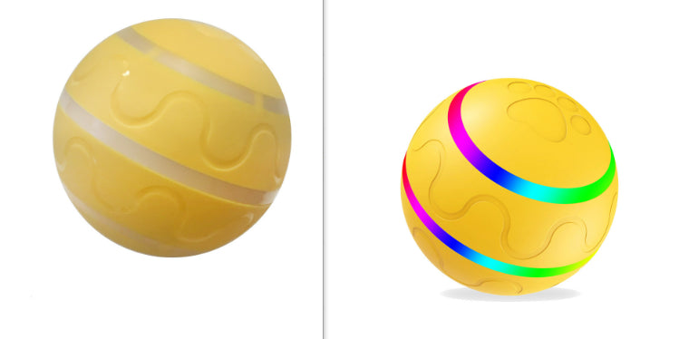 Pet New Cat Wicked Ball Toy Intelligent Ball USB Cat Toys Self Rotatin - image 3