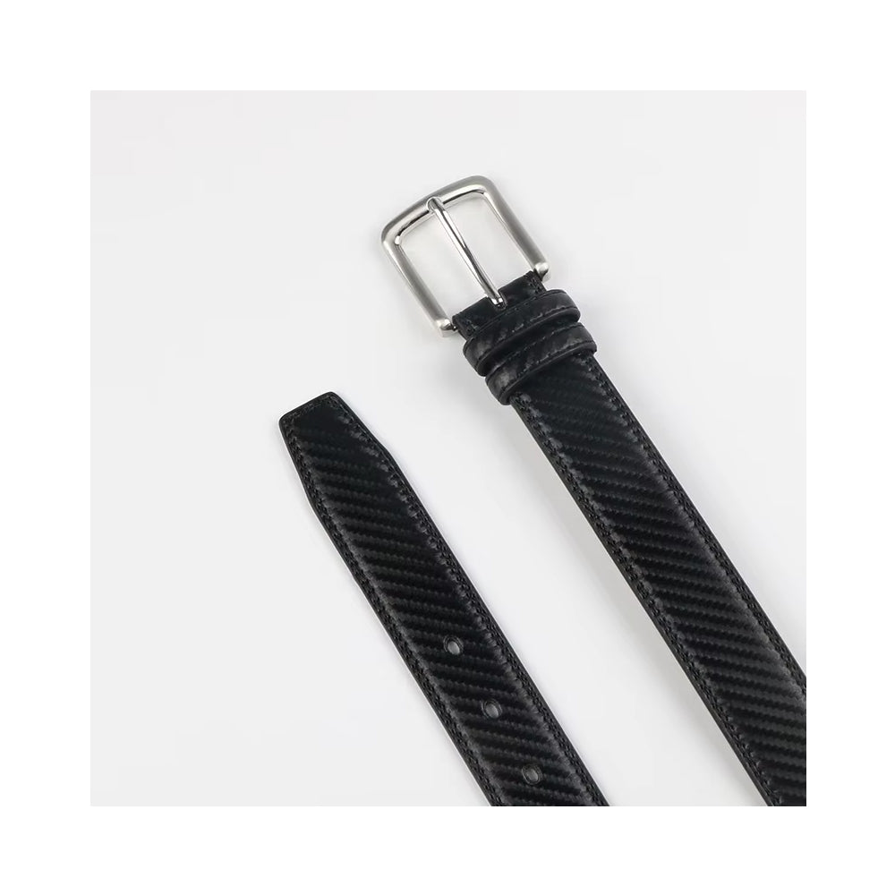 Genuine Business Leather Belt For Men Or BOY Swivel Pin Buckle Casual  - image 2