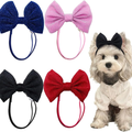 4 Dog Hair Bow Headbands - image 1