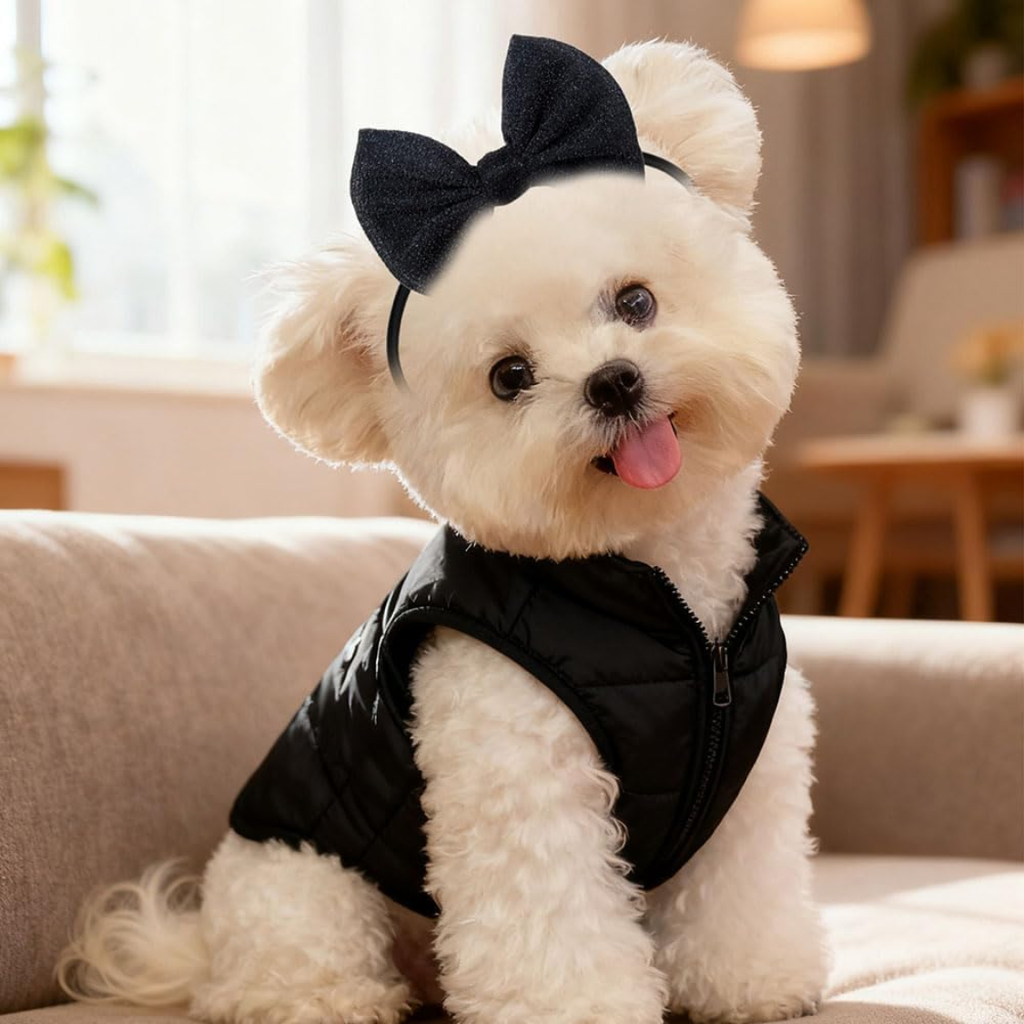 4 Dog Hair Bow Headbands - image 5