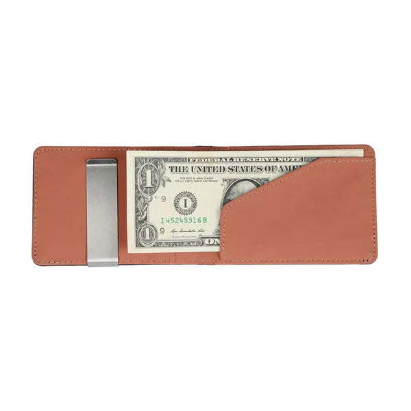 Slim Bifold PU Leather Wallet with Money Clip, RFID Blocking - image 4