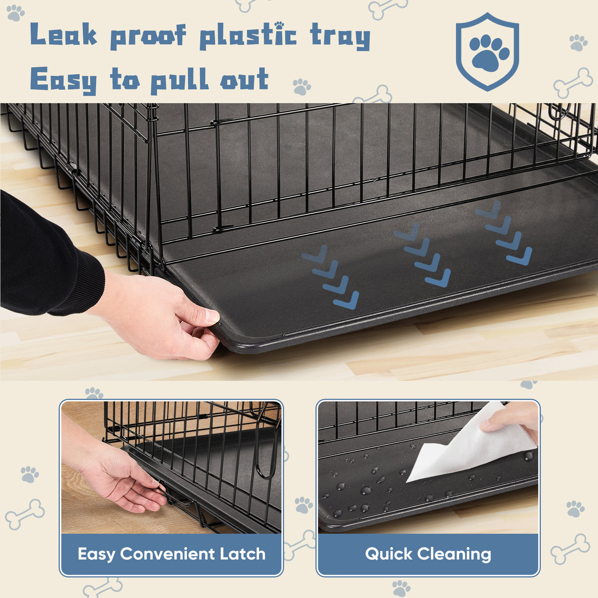 24-30 Inch Single Door Dog Cage - image 4