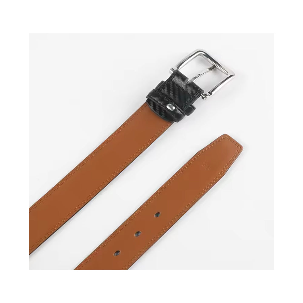 Genuine Business Leather Belt For Men Or BOY Swivel Pin Buckle Casual  - image 5