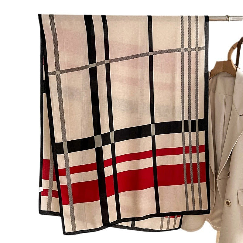 Autumn And Winter Scarf Scarf Warm Talma - image 1