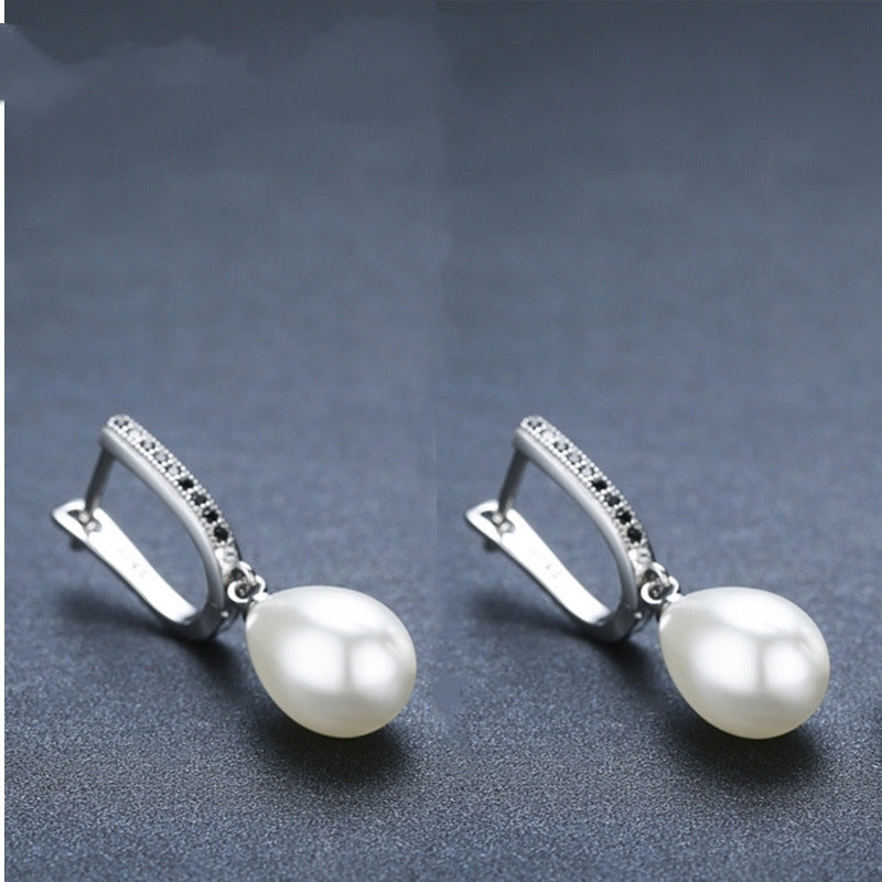 Popular OL Accessories Circle Full Rhinestone Zircon Earrings - image 5