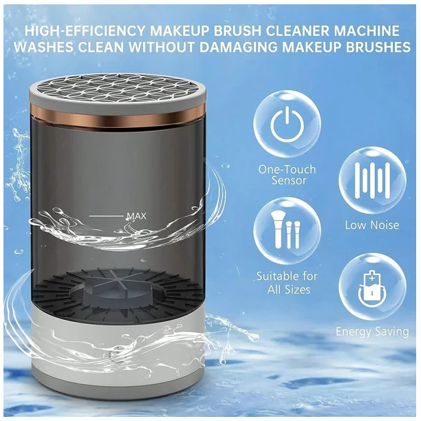 Automatic Brush Cleaner Electric Makeup Brush Cleaning Machine Fast Cl - image 3
