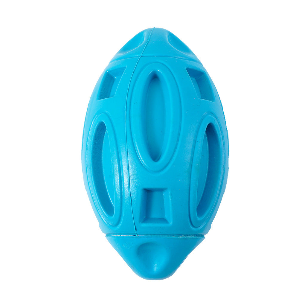 Pet Supplies Dog Toys Rubber Sounding Rugby Wear-Resistant Bite-Resist - image 3