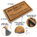 Heavy Duty Natural Coir Welcome Doormat For Front Porch Entryway - image 1