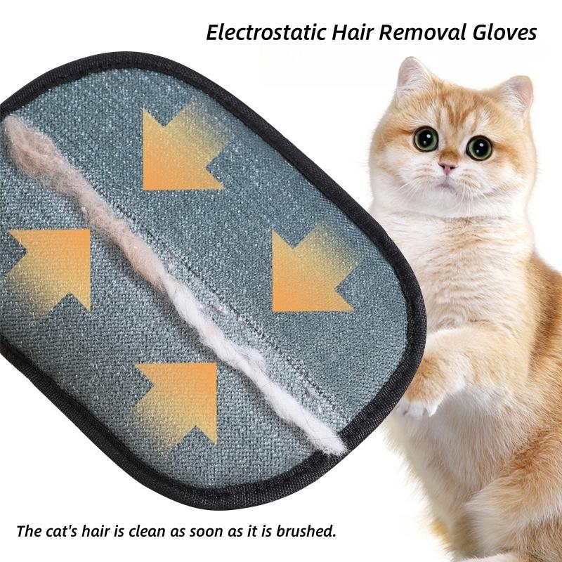 Pet Hair Removal Gloves for Cats & Dogs - image 3
