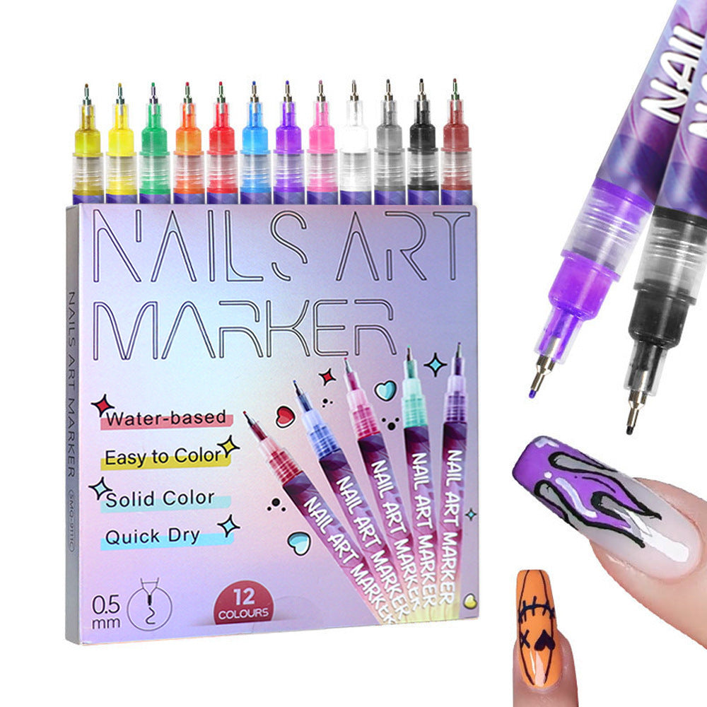 07mm Plastic-tip Waterproof Acrylic Marker For Drawing And Graffiti - image 2