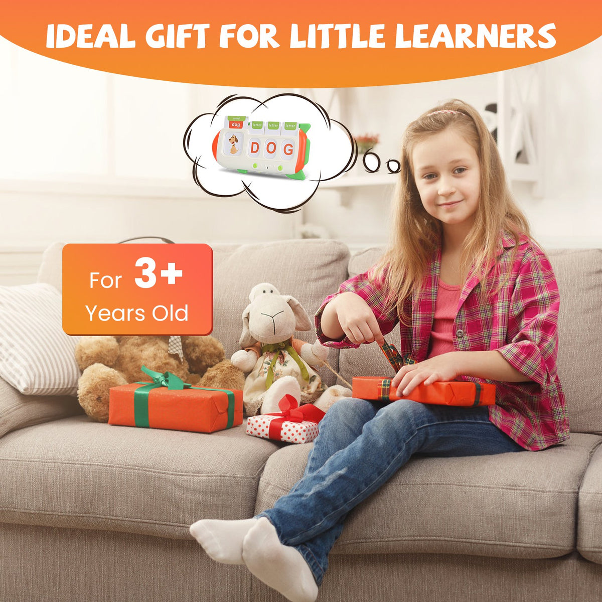 Talking Flash Cards And Finger Counting Math Board Interactive Learnin - image 1