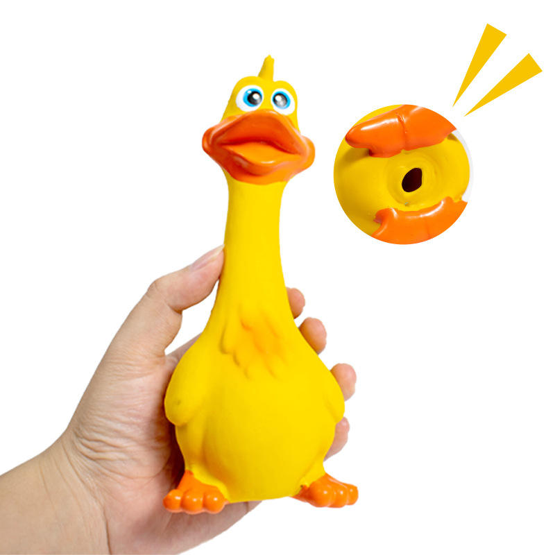 3pcs Latex Screaming Chicken Toys Eco Friendly TPR Pet Squeaky Dog Int - image 1