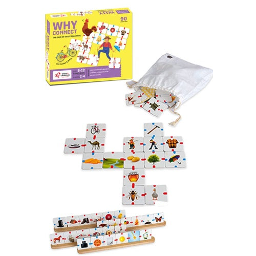 Game Set Puzzel Set For Kids Why Connect Educational Game Of Picture C - image 1