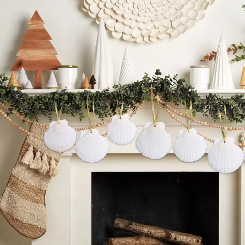 Seashells For Crafting Christmas Ornaments 24pcs 2-3 Inch Hanging Sea  - image 1