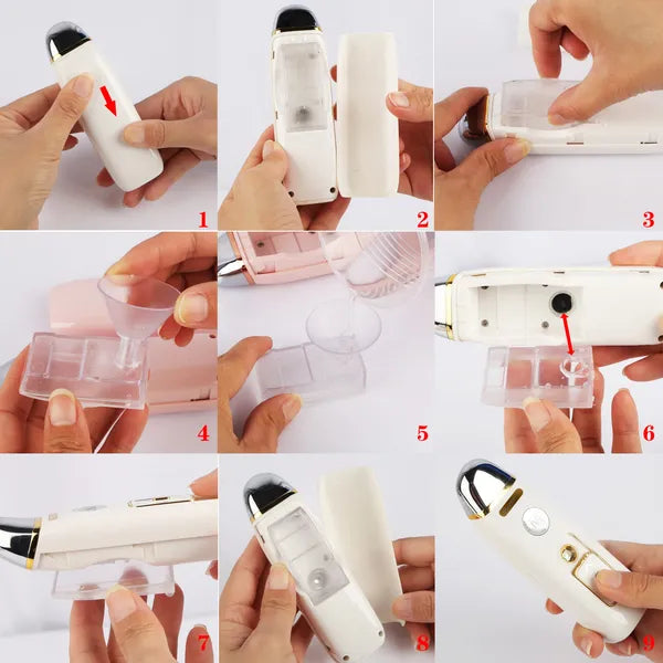 Nano Facial Mister 15ml Mini Face Humidifier Portable Facial Sprayer U - image 4