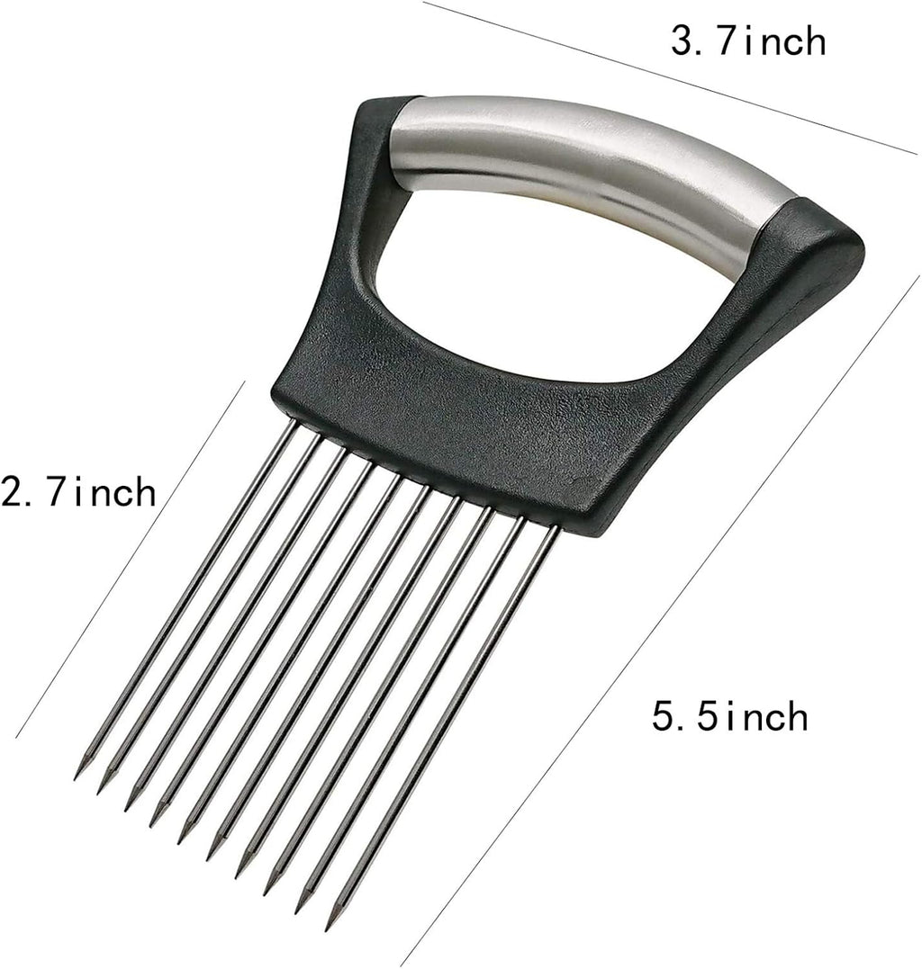 Stainless Steel Onion Holder For Slicing, Onion Slicer Guide - image 5