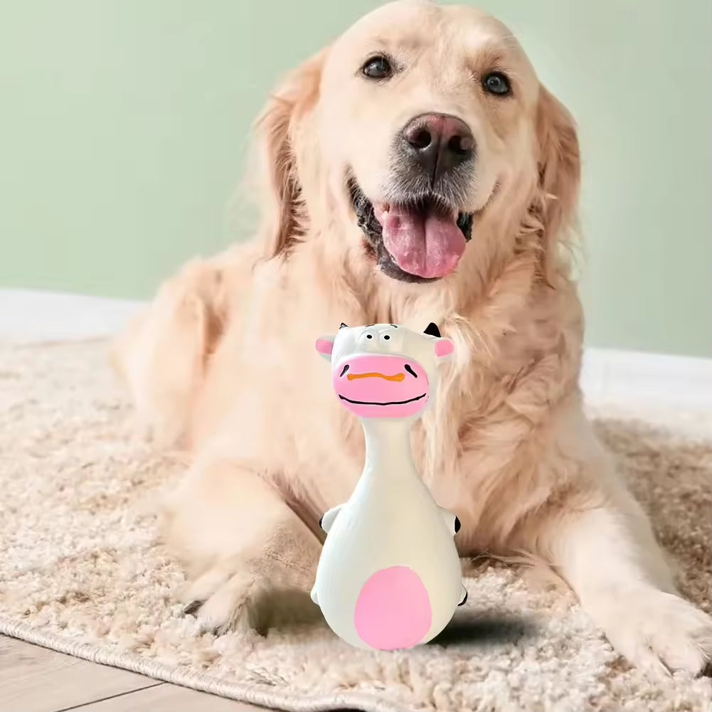 4pcs Cute Latex Dog Chew Toys With Sound - image 4