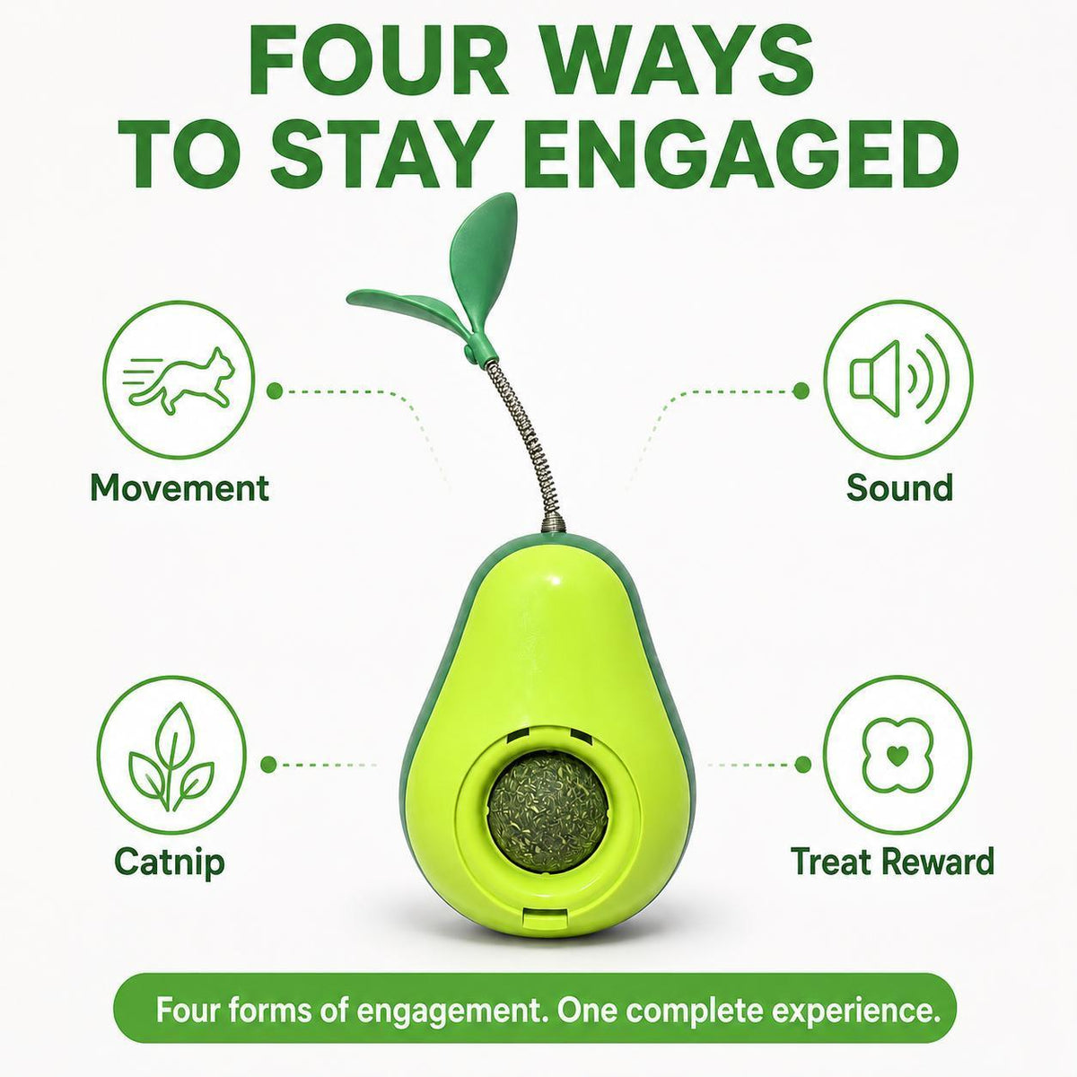 Avocado Wobble Cat Toy - image 6