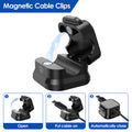 6 Pack Magnetic Cable Clips Magnetic Cord Organizer Adhesive Wire Hold - image 1