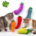 5 Pack Vegetable Catnip Plush Kicker Toys - image 1