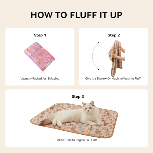 3 Soft Fleece Pet Blankets - image 2