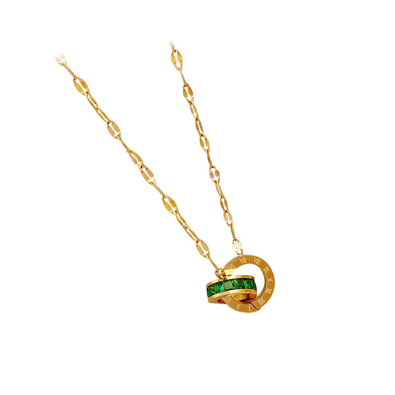 Necklace Pendant Ins Wind Clavicle Chain Simple Couple Neck Jewelry - image 4