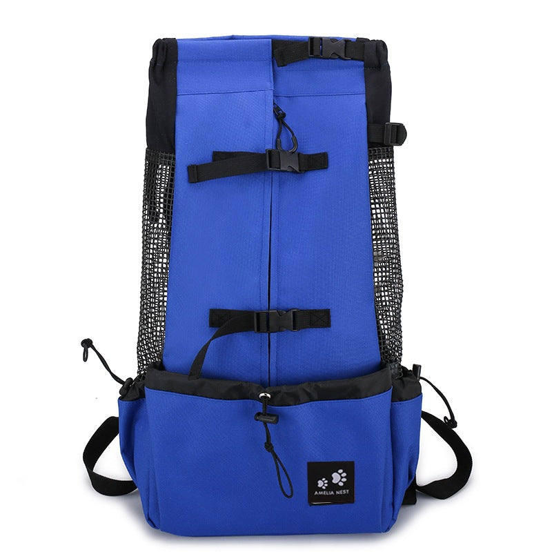 Pet Dog Carrier Bag Carrier For Dogs Backpack Out Double Shoulder Port - image 9