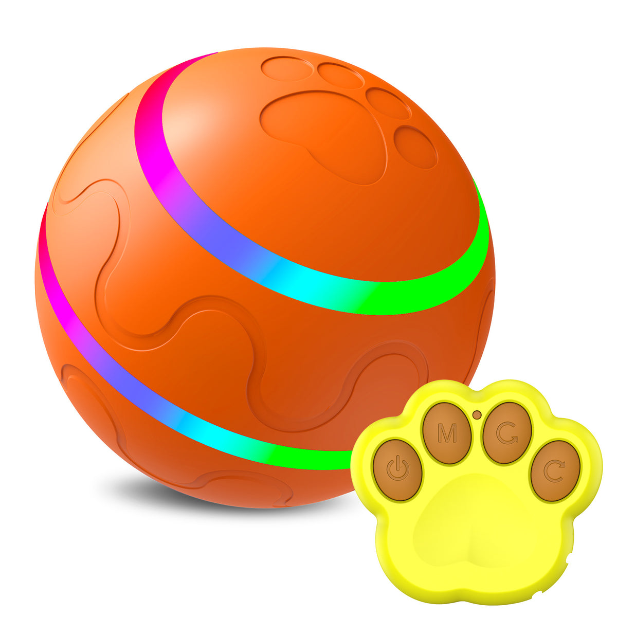 Pet New Cat Wicked Ball Toy Intelligent Ball USB Cat Toys Self Rotatin - image 4