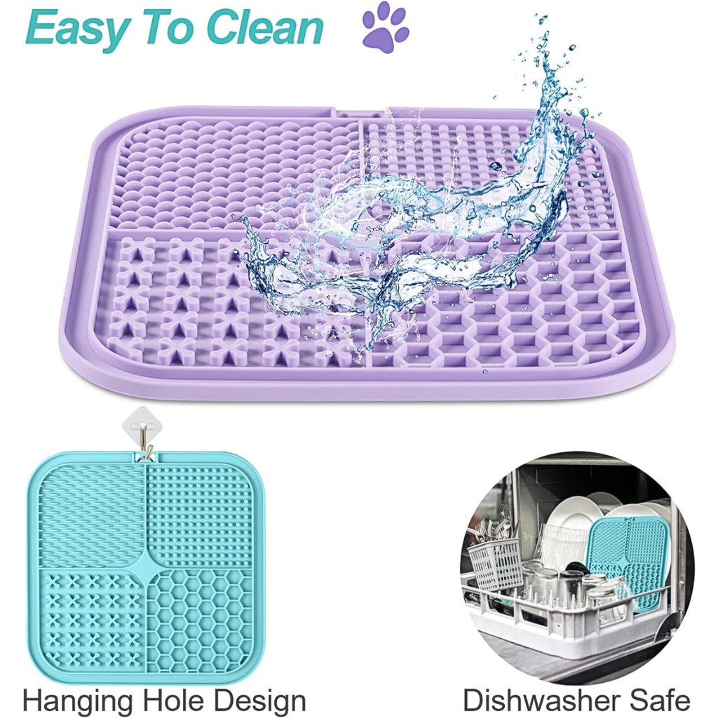 2 Pack Lick Mats for Dogs & Cats with Suction Cups - image 4