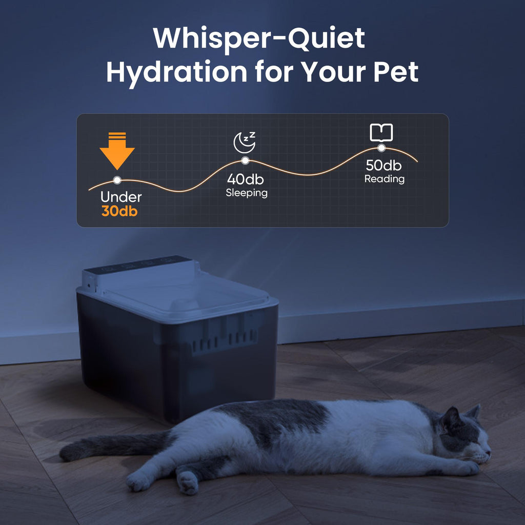 Wired Automatic Pet Fountain Dog Water Dispenser Automatic Sensing Fun - image 8