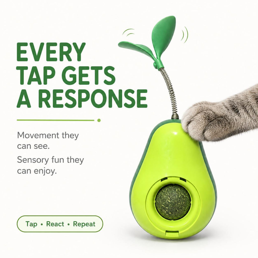 Avocado Wobble Cat Toy - image 4