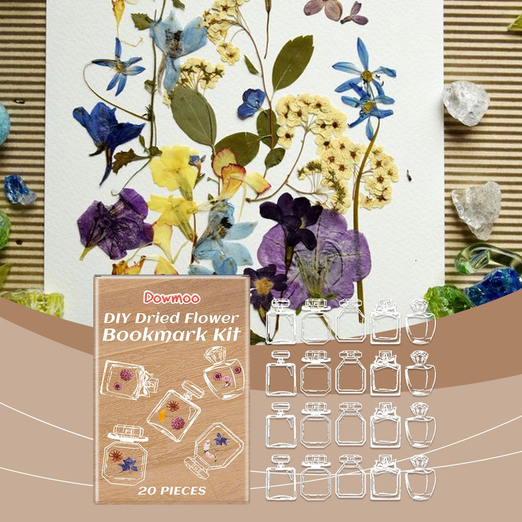 DIY Dried Flower Bookmark Kit, 20 Pieces - image 5