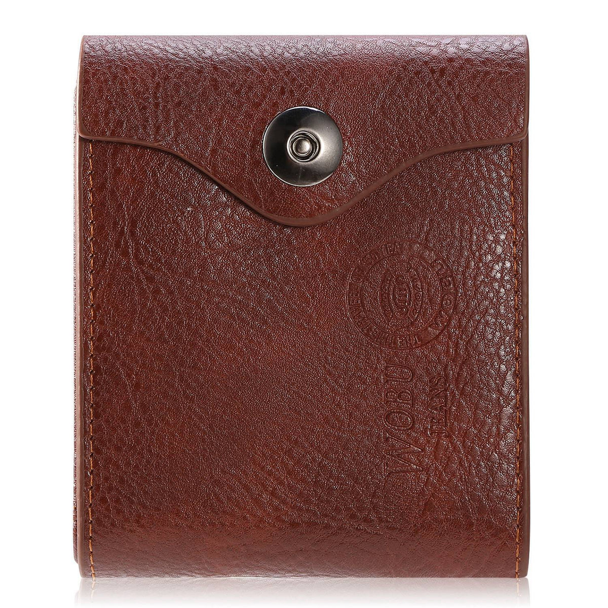 Men's Slim PU Leather Wallet with 2 ID Windows & Coin Pocket - image 6