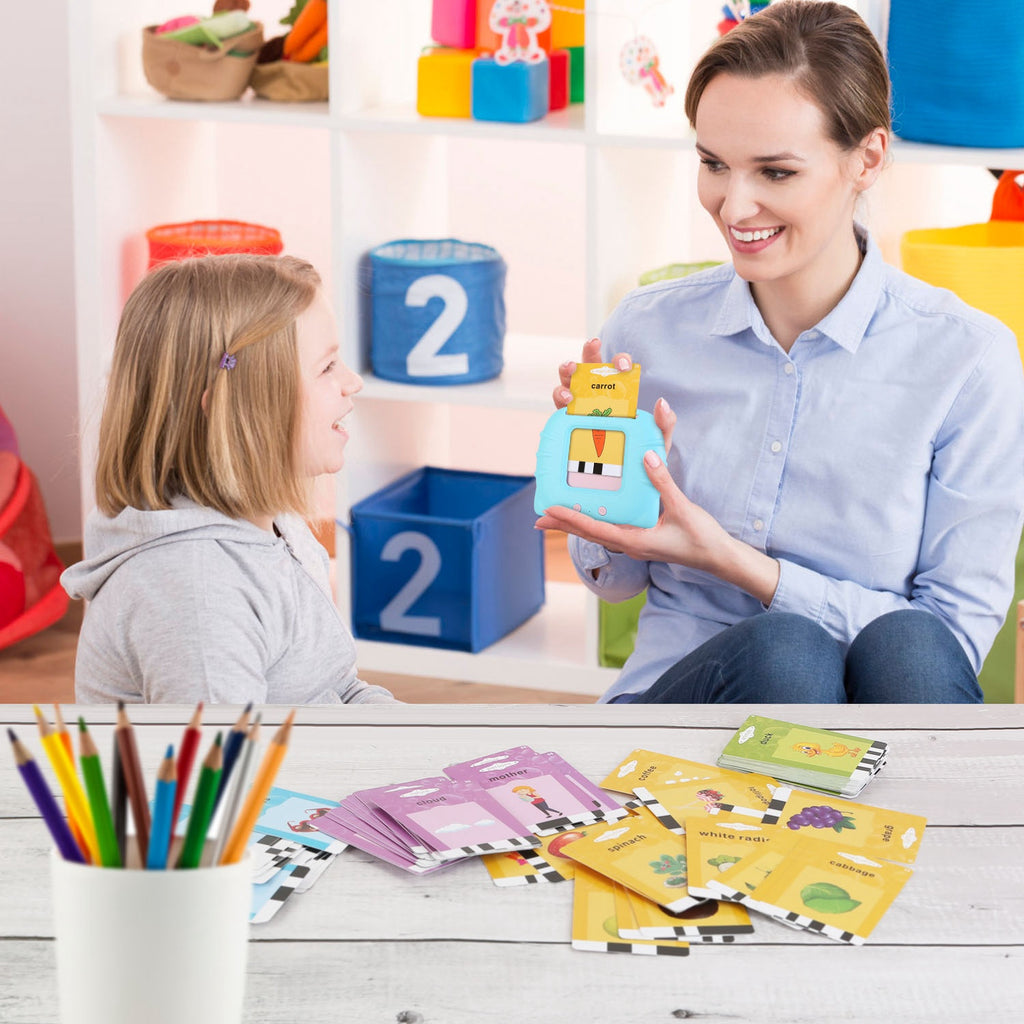 1 Set 224 Words Kid Talking Cards 112 Card Electronic Cognitive Audio  - image 5