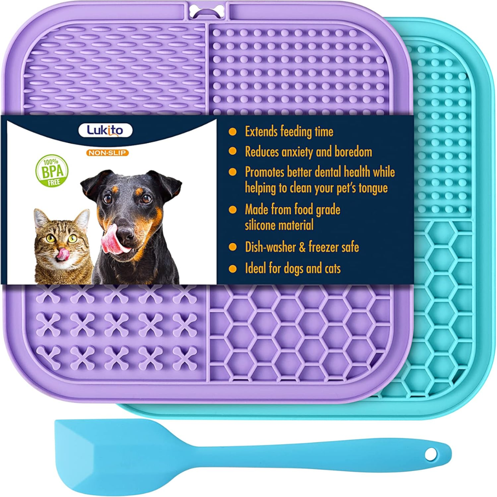 2 Pack Lick Mats for Dogs & Cats with Suction Cups - image 6